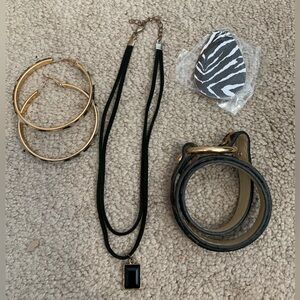 Animal Print 4 Piece Jewelry Set
